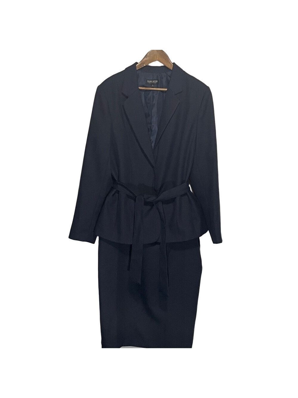 John Meyer Two Pc Navy Blazer and Skirt Set 16